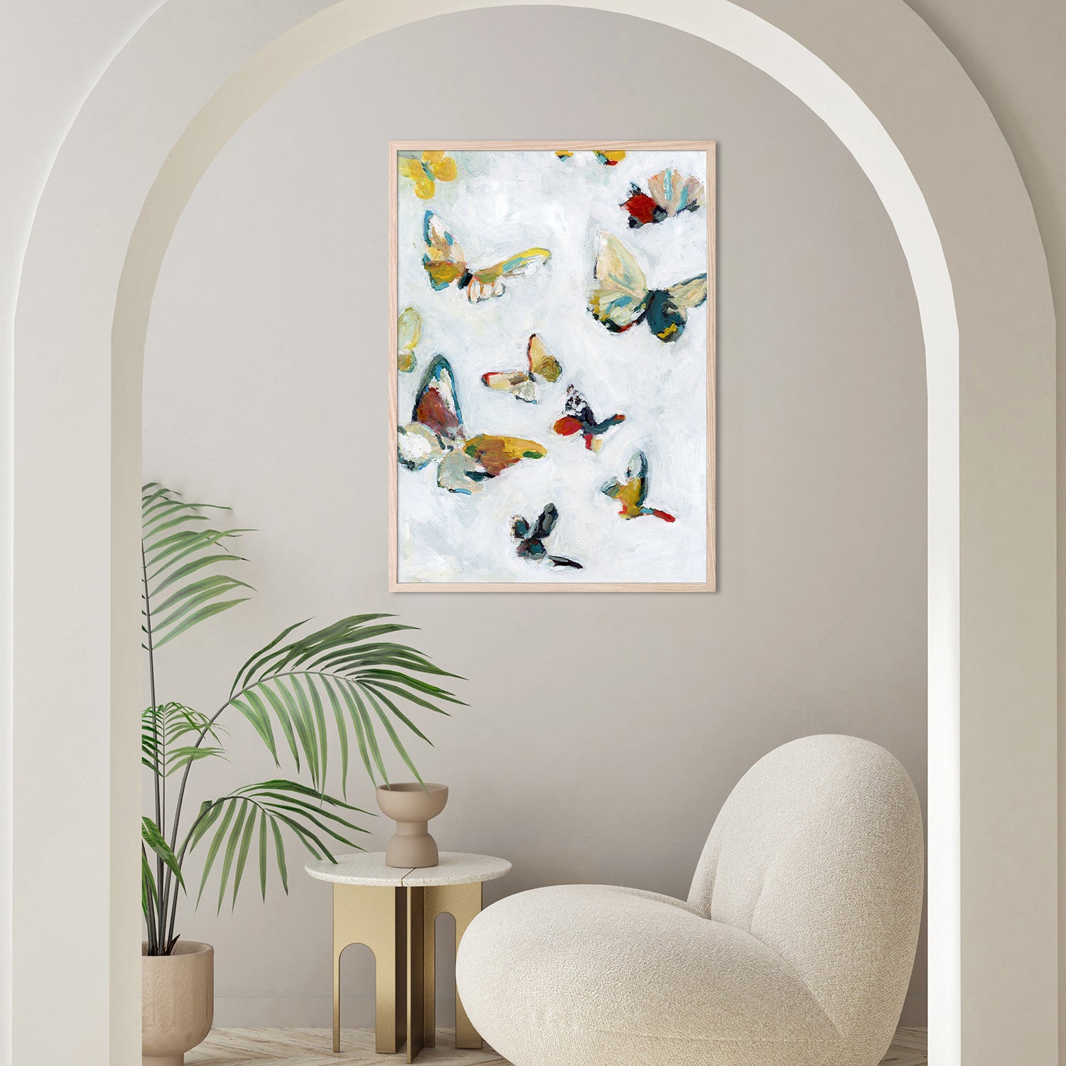 wall-art-print-canvas-poster-framed-Butterflies in Love-8