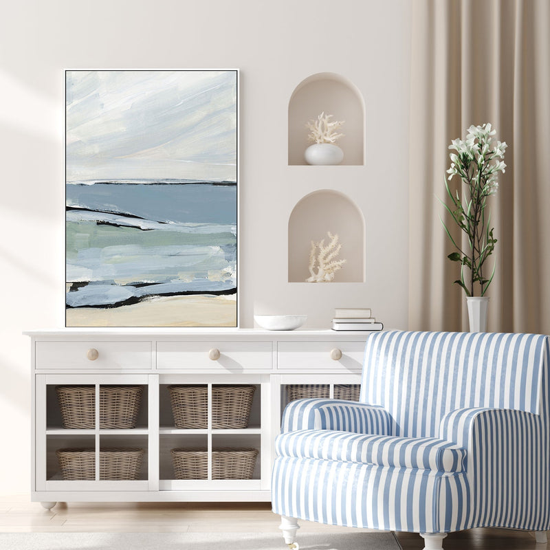wall-art-print-canvas-poster-framed-By The Sea, Style F-by-Emily Wood-Gioia Wall Art