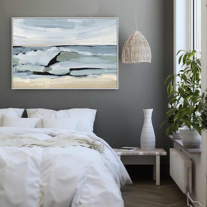 wall-art-print-canvas-poster-framed-By The Sea, Style H-by-Emily Wood-Gioia Wall Art