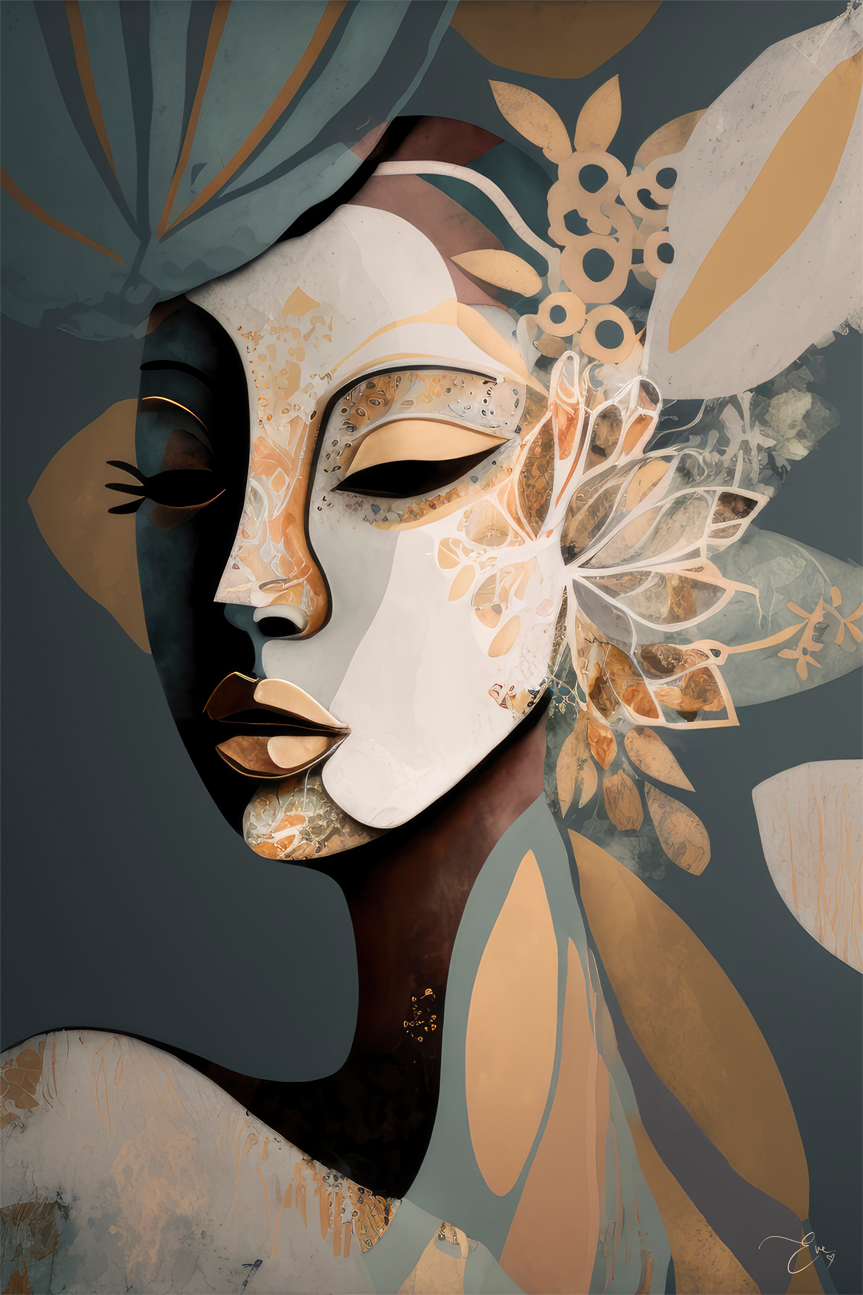 wall-art-print-canvas-poster-framed-Cadence, Style A , By Bella Eve-GIOIA-WALL-ART