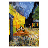 wall-art-print-canvas-poster-framed-Café Terrace At Night, By Van Gogh-by-Gioia Wall Art-Gioia Wall Art