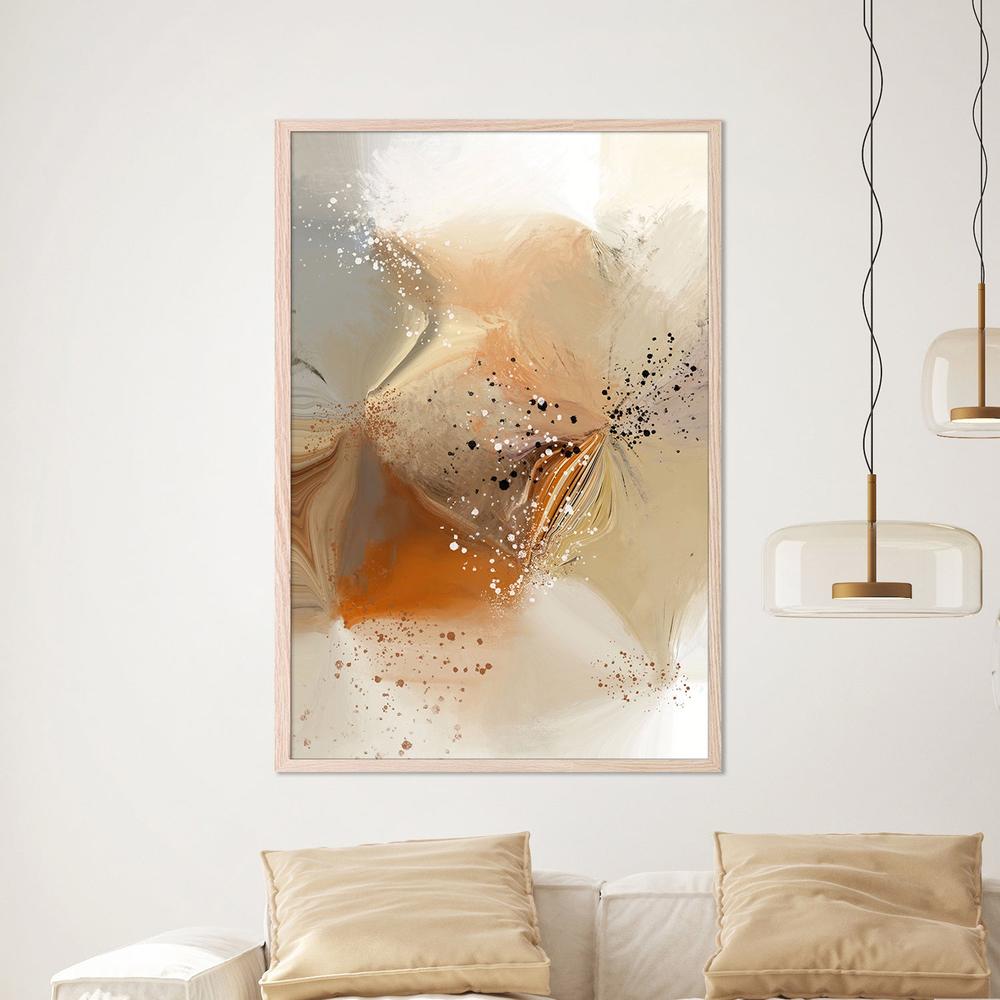 wall-art-print-canvas-poster-framed-Calm remains, Style A-7