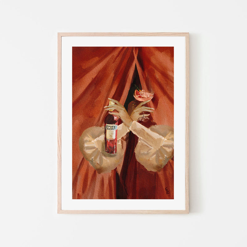 wall-art-print-canvas-poster-framed-Campari Lady , By Ekaterina Zagorska-6