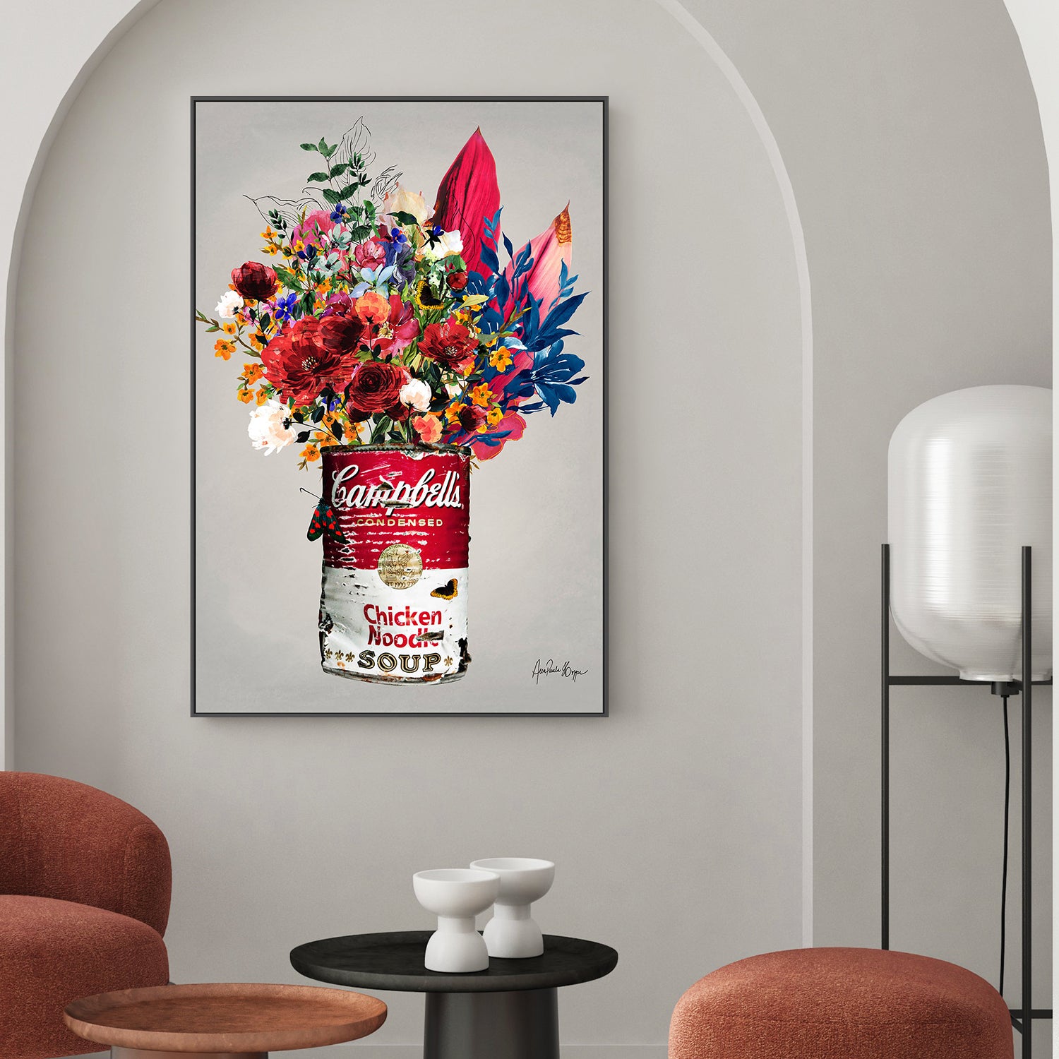 wall-art-print-canvas-poster-framed-Campbell´s PINK-2