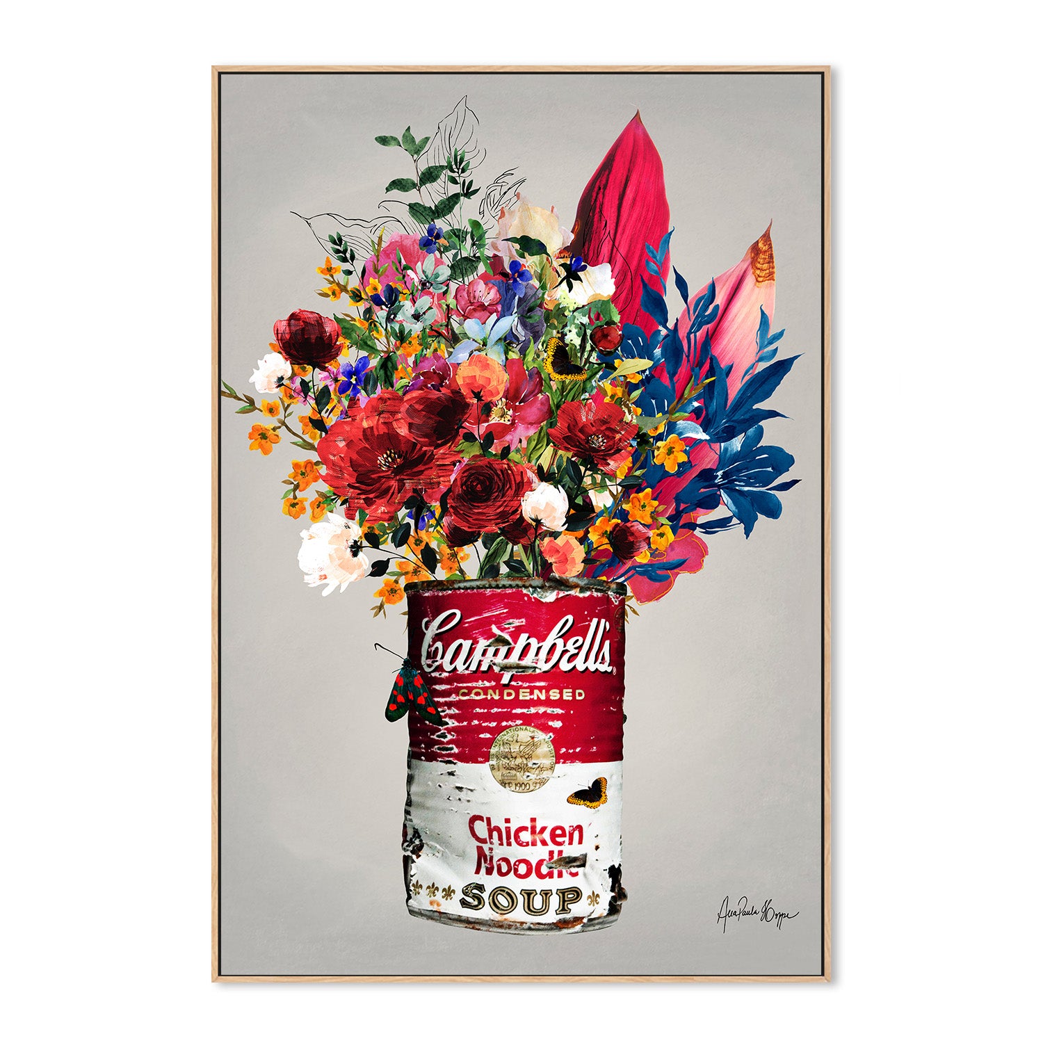 wall-art-print-canvas-poster-framed-Campbell´s PINK-4