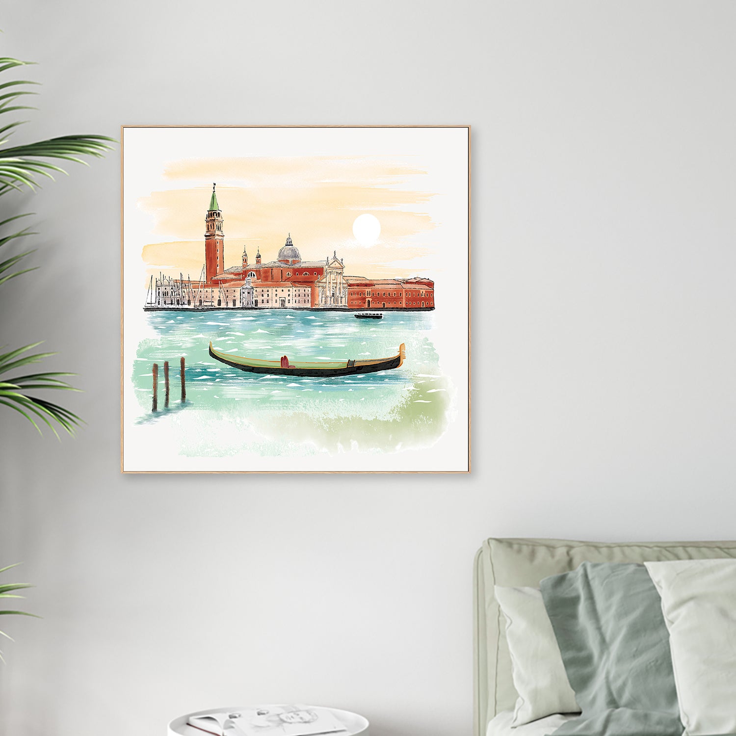wall-art-print-canvas-poster-framed-Canal Serenade-2