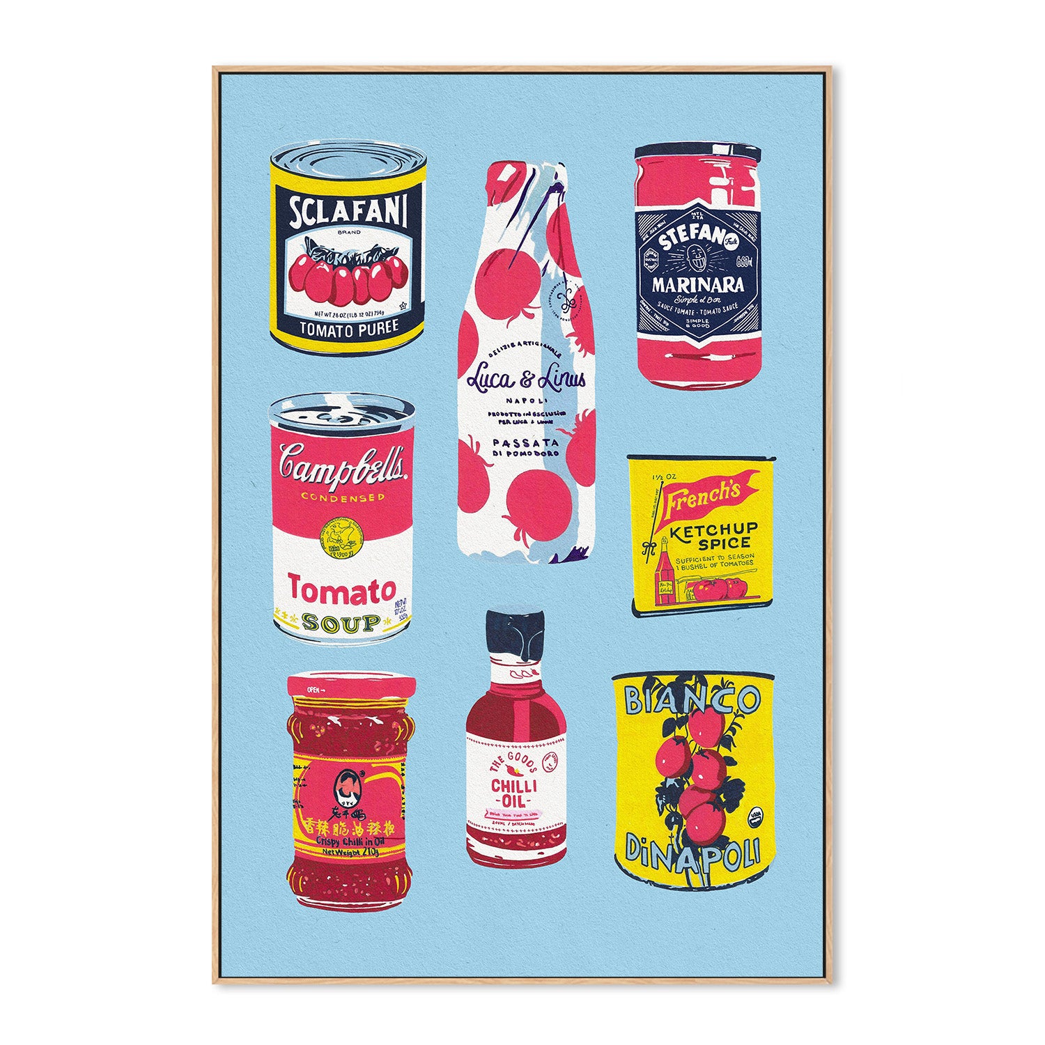 wall-art-print-canvas-poster-framed-Canned Tomatoes-4