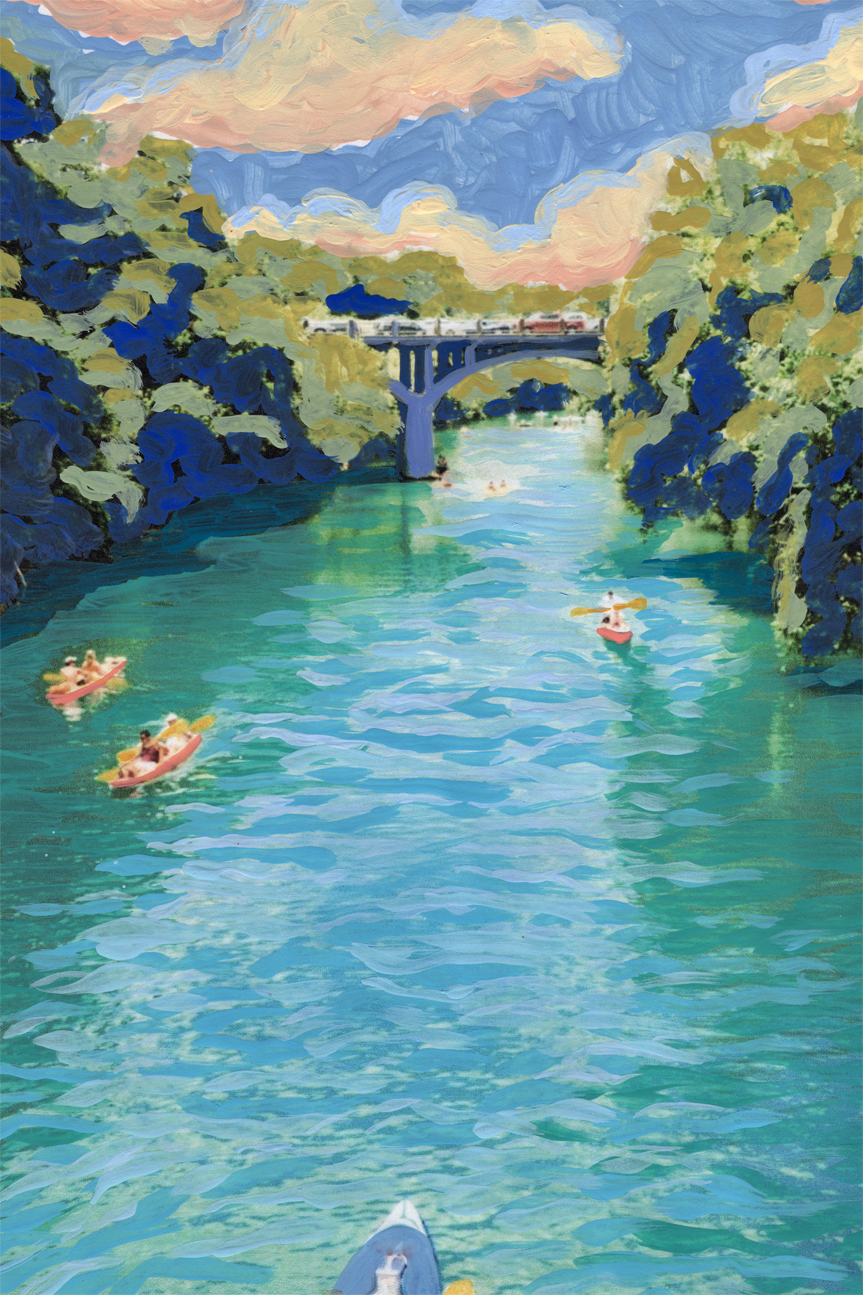 wall-art-print-canvas-poster-framed-Canoeing , By Eleanor Baker-1