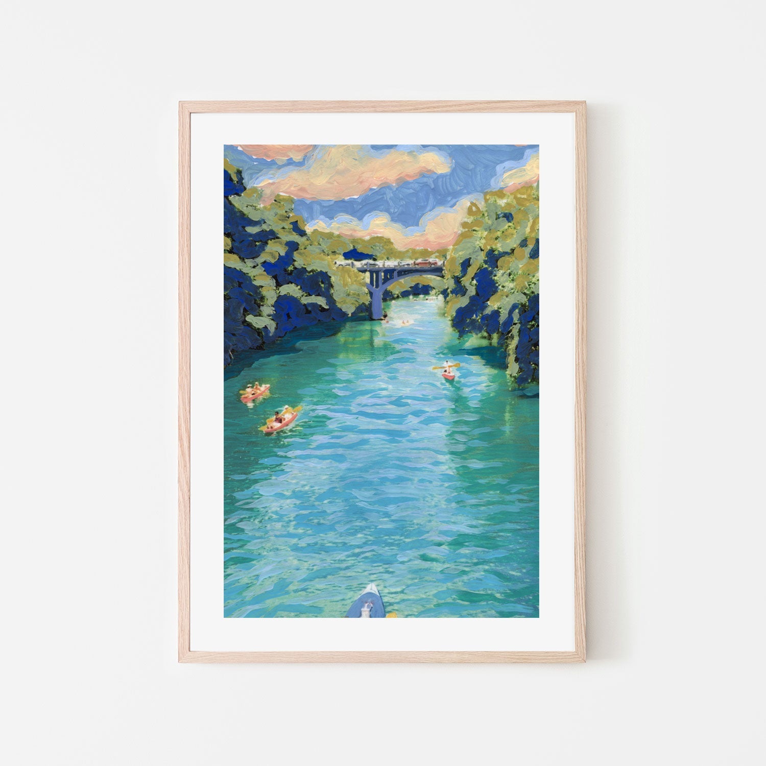 wall-art-print-canvas-poster-framed-Canoeing , By Eleanor Baker-6