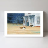wall-art-print-canvas-poster-framed-Cape Cod Evening, By Edward Hopper-by-Gioia Wall Art-Gioia Wall Art