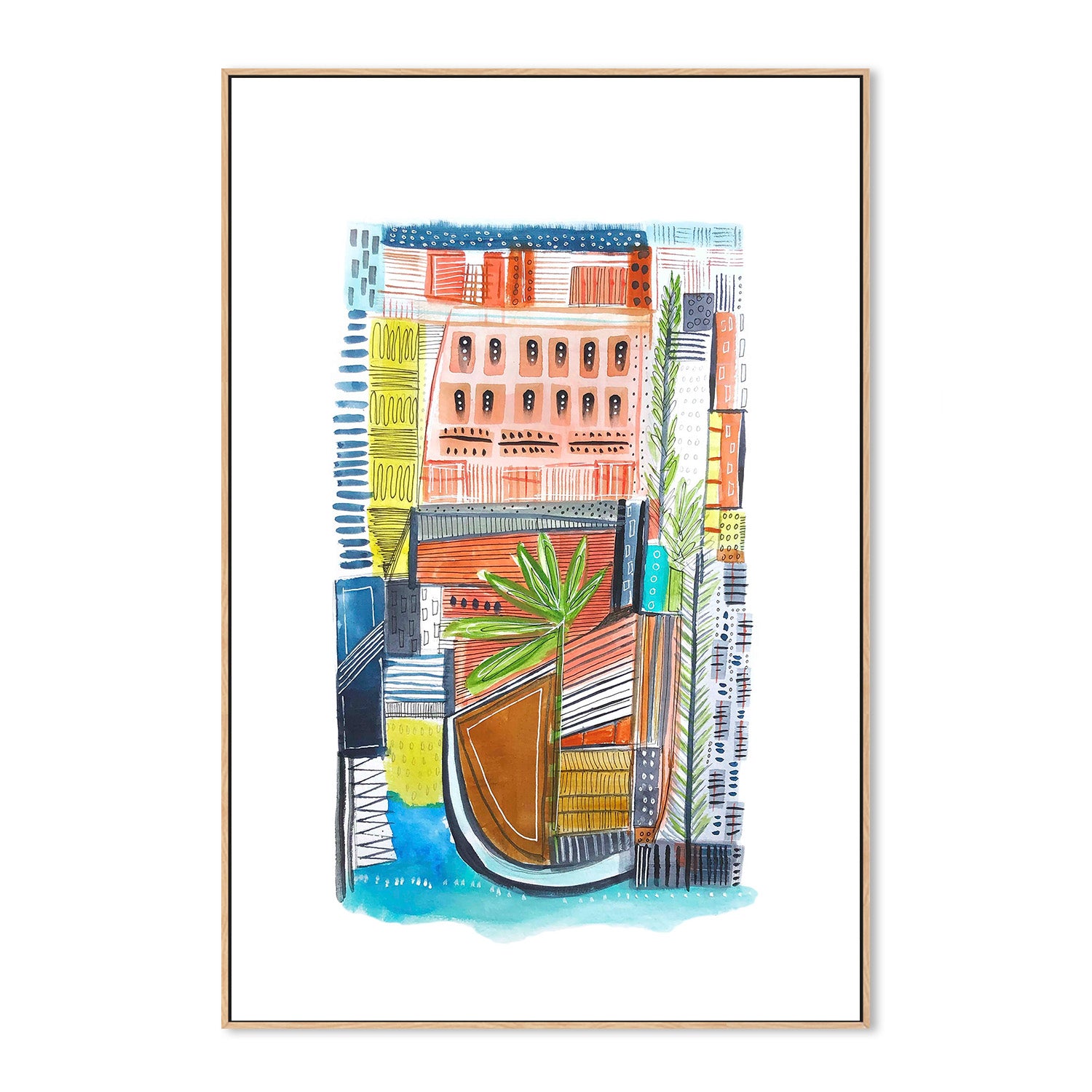 wall-art-print-canvas-poster-framed-Carribean Queen-4