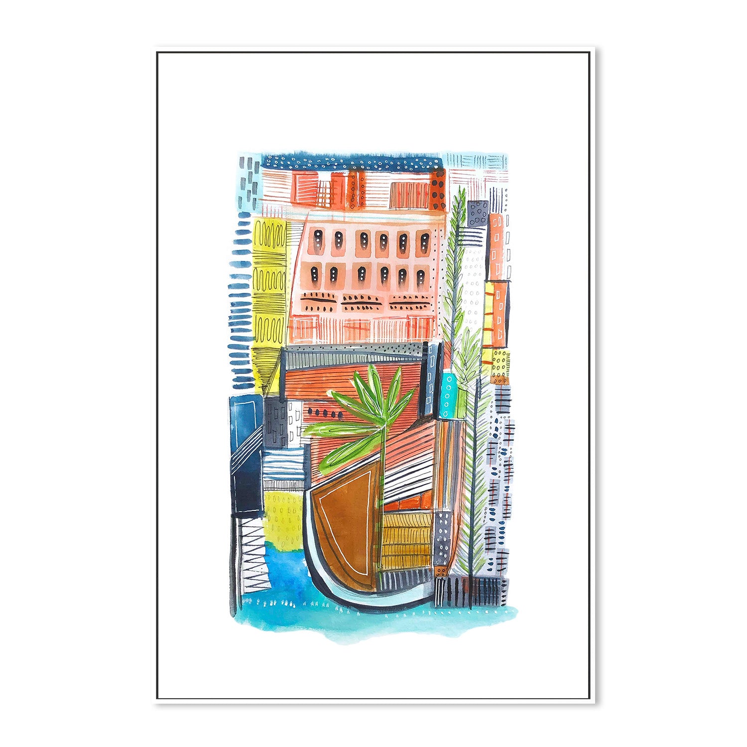 wall-art-print-canvas-poster-framed-Carribean Queen-5