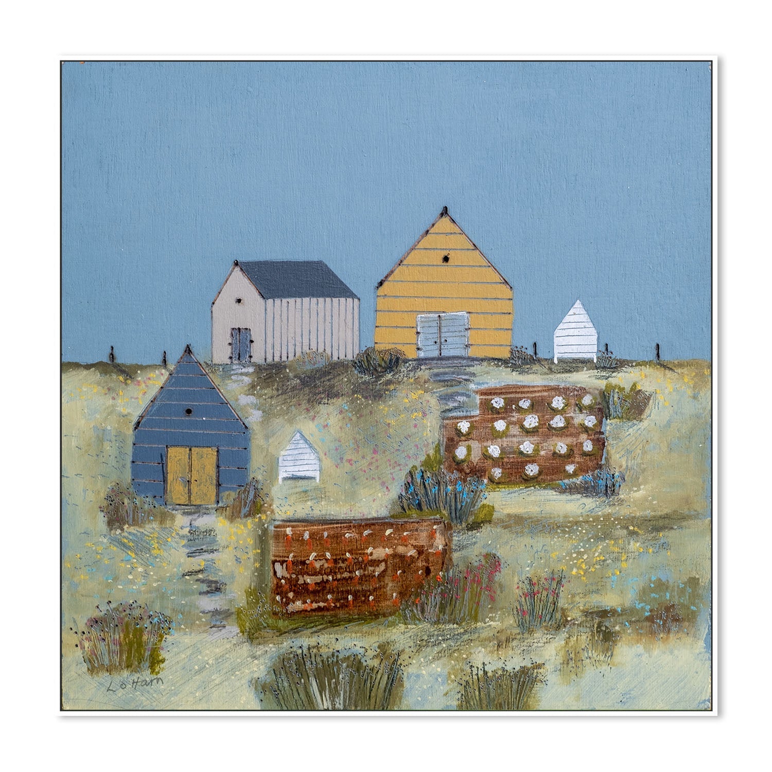 wall-art-print-canvas-poster-framed-Carrots & Cauliflowers , By Louise O’Hara-5