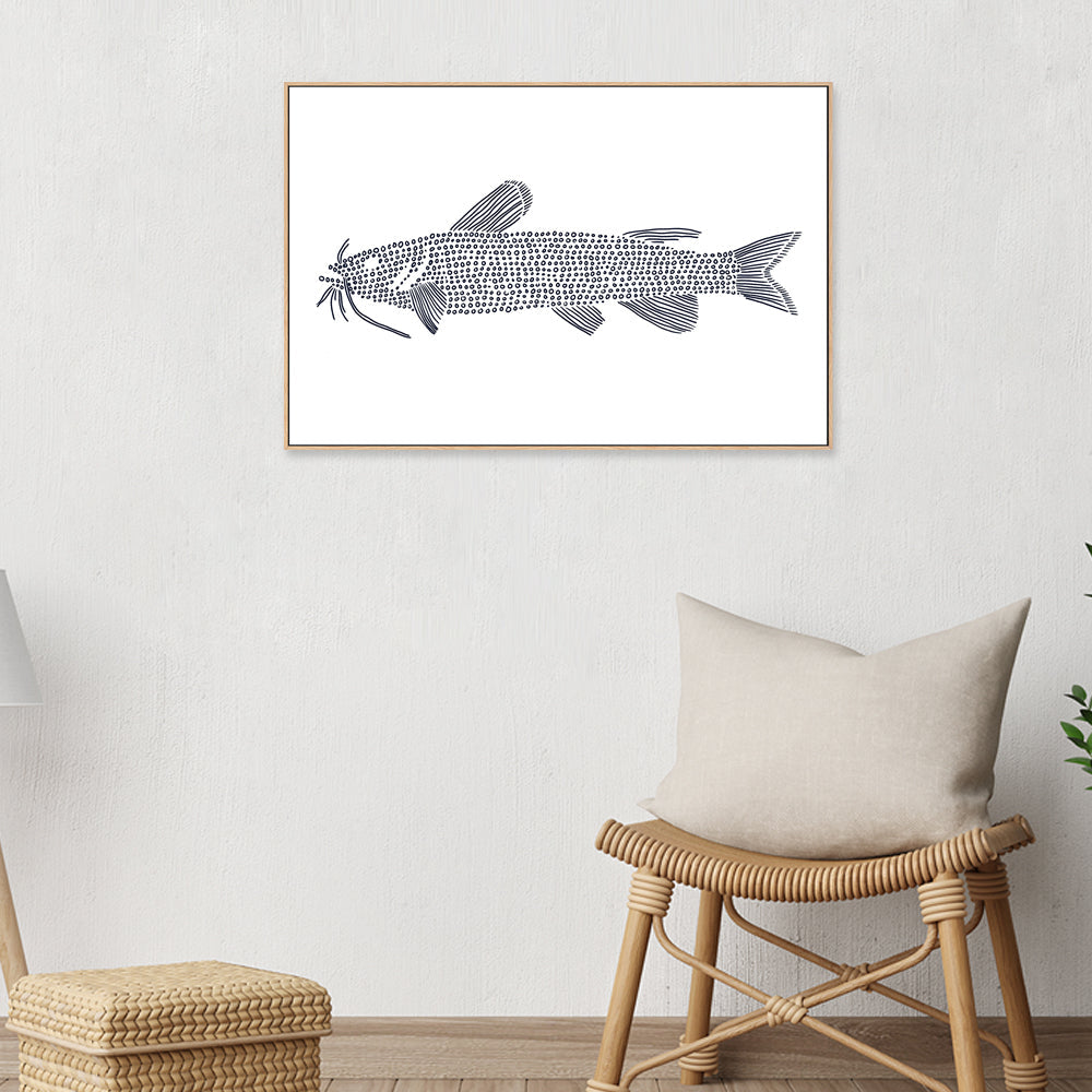 wall-art-print-canvas-poster-framed-Cat Fish , By Jetty Home , By Jetty Home-2