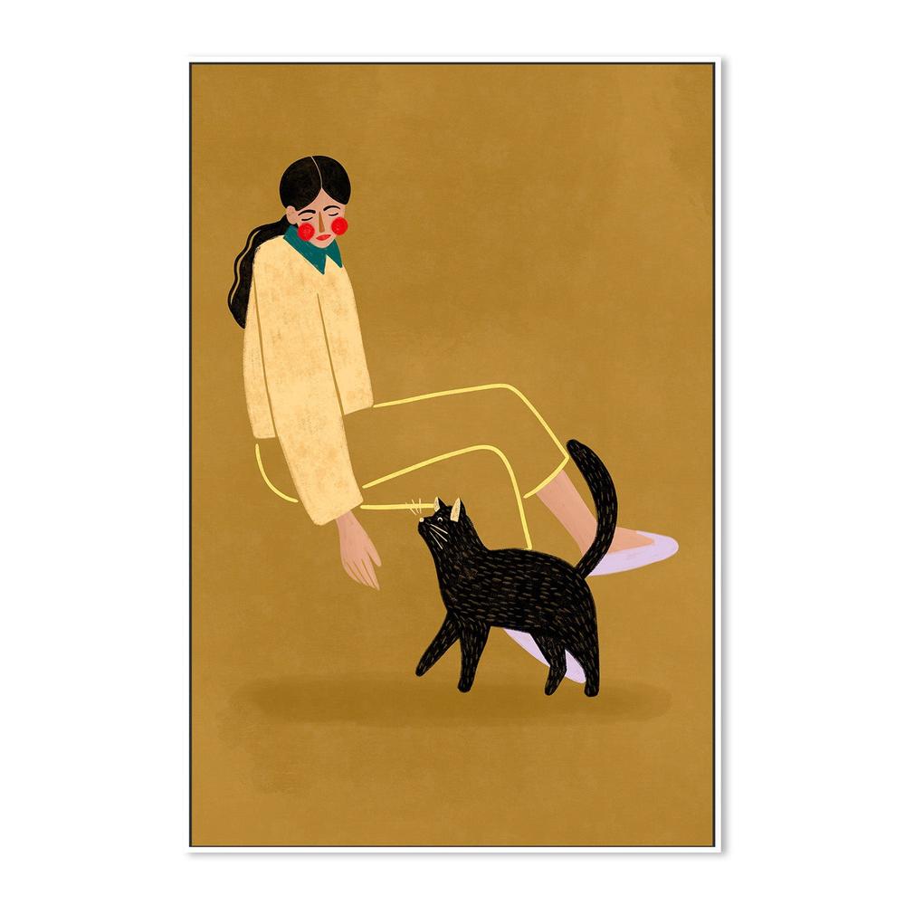 wall-art-print-canvas-poster-framed-Cat Mum-5