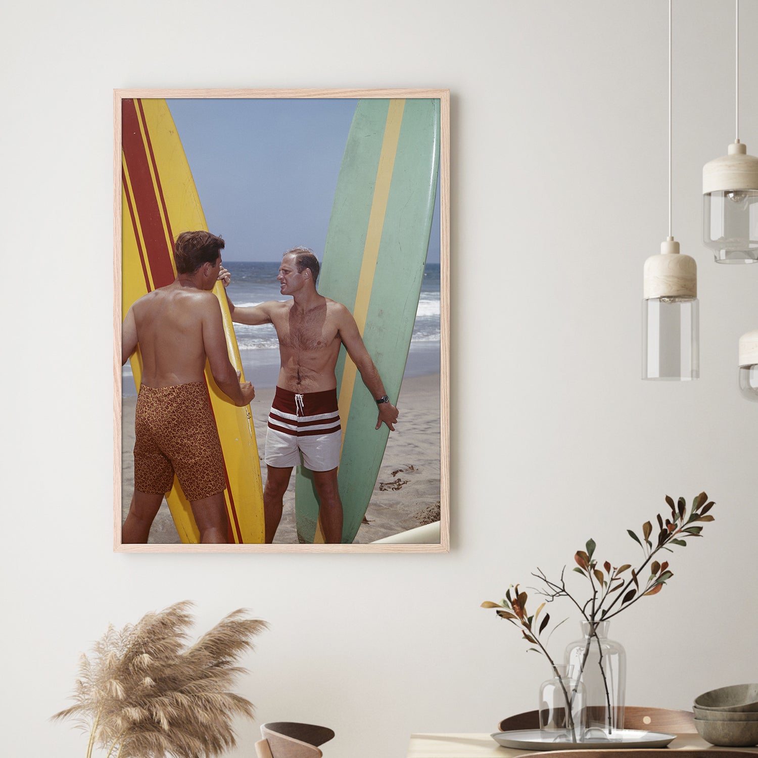 wall-art-print-canvas-poster-framed-Catching Waves-2