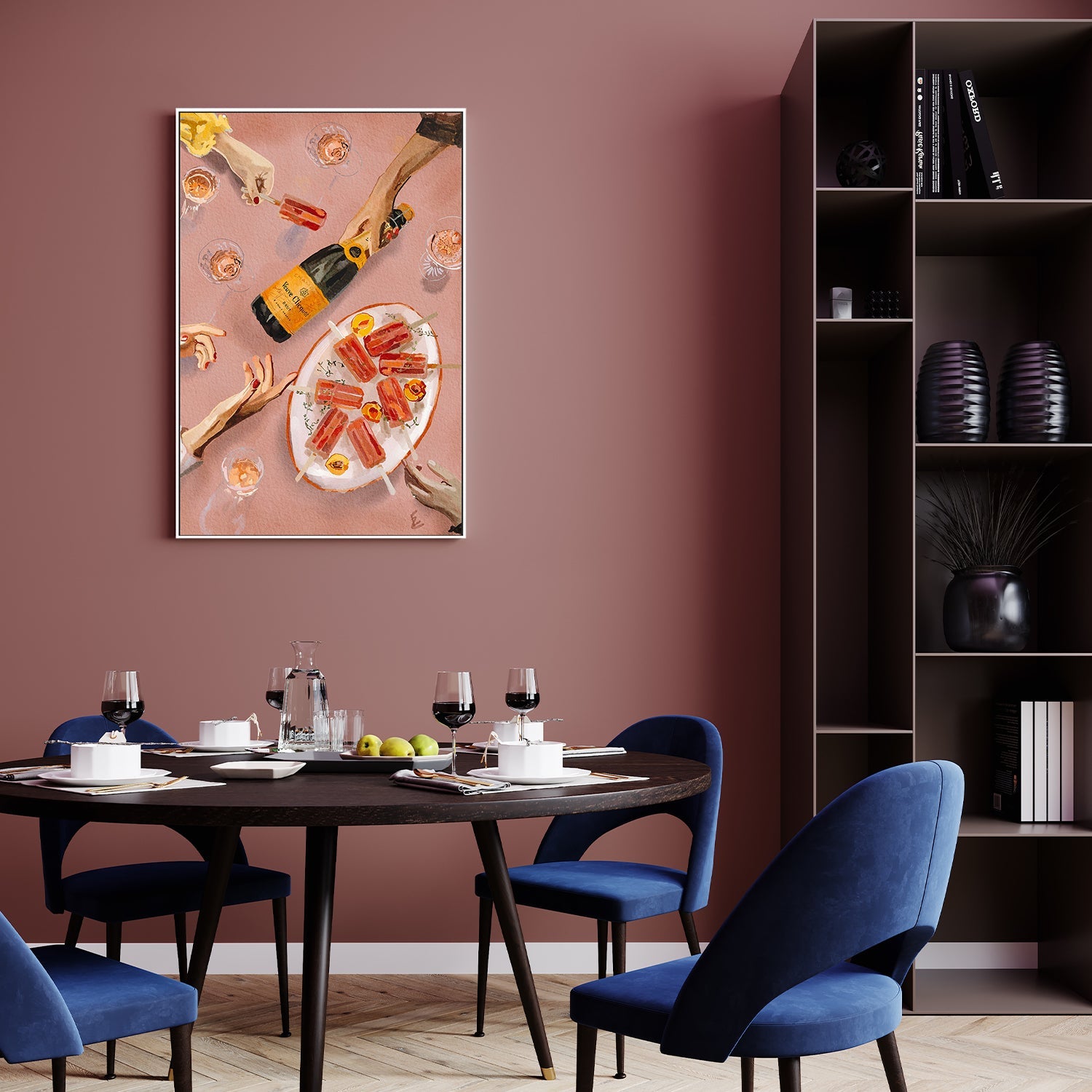 wall-art-print-canvas-poster-framed-Champagne And Icecreams , By Ekaterina Zagorska-7