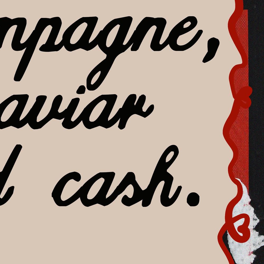 wall-art-print-canvas-poster-framed-champagne caviar and cash-11