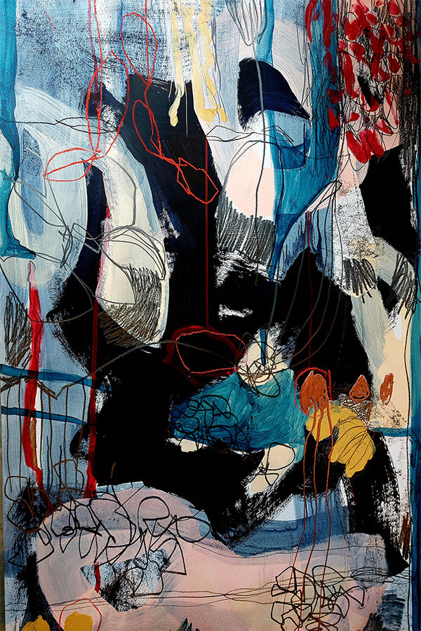 wall-art-print-canvas-poster-framed-Chaotic Symphony-1