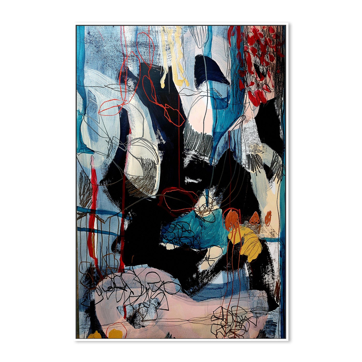 wall-art-print-canvas-poster-framed-Chaotic Symphony-5