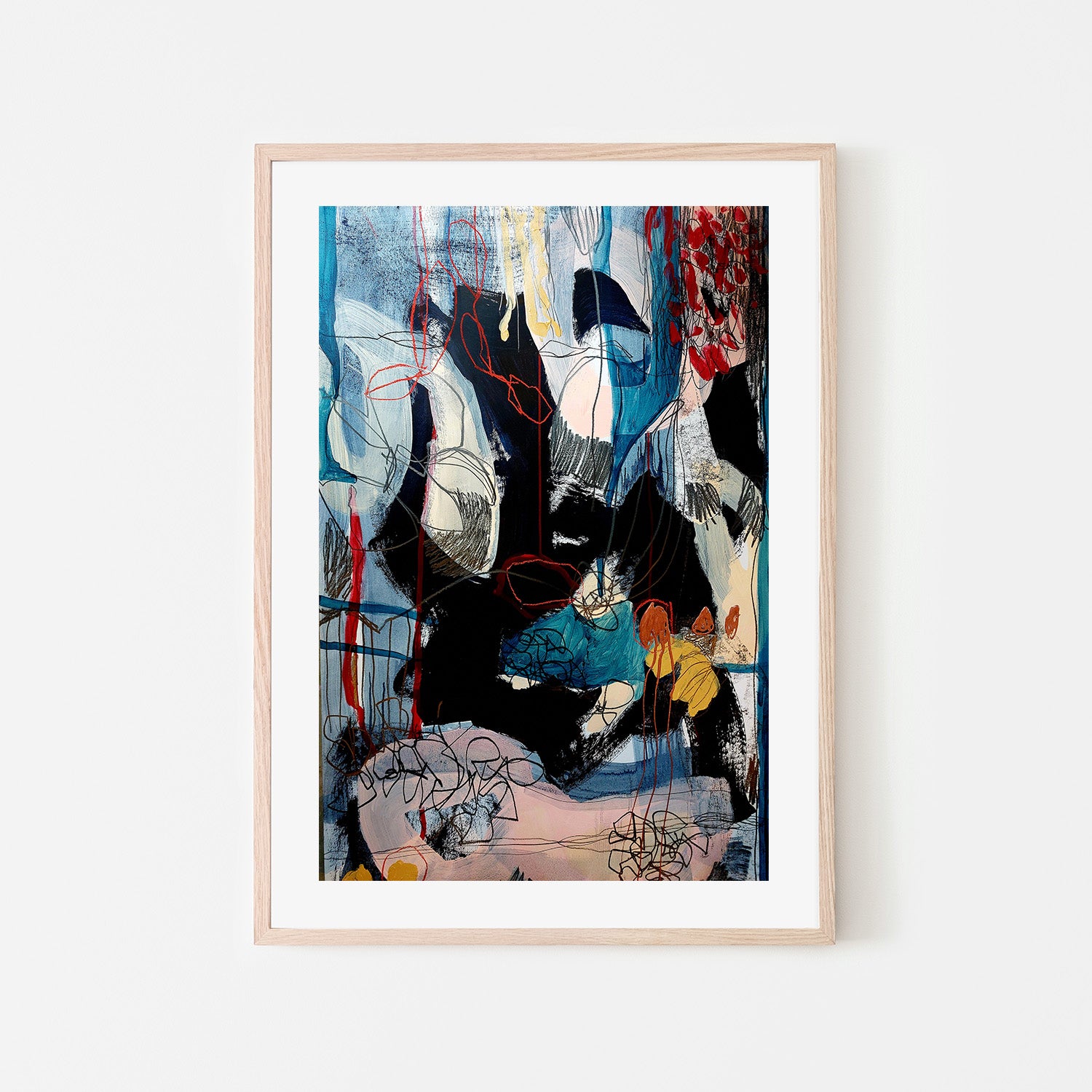 Chaotic Symphony|Canvas Wall Art Print,Poster Print