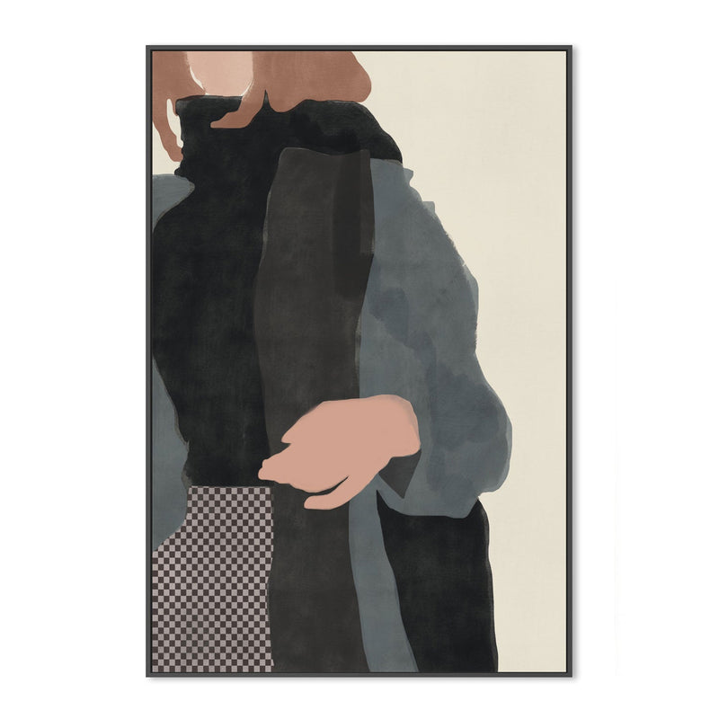 wall-art-print-canvas-poster-framed-Checkered Skirt, Style A , By Little Dean-3