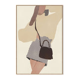 wall-art-print-canvas-poster-framed-Checkered Skirt, Style B , By Little Dean-4