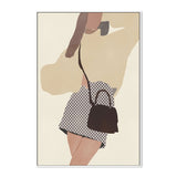 wall-art-print-canvas-poster-framed-Checkered Skirt, Style B , By Little Dean-5