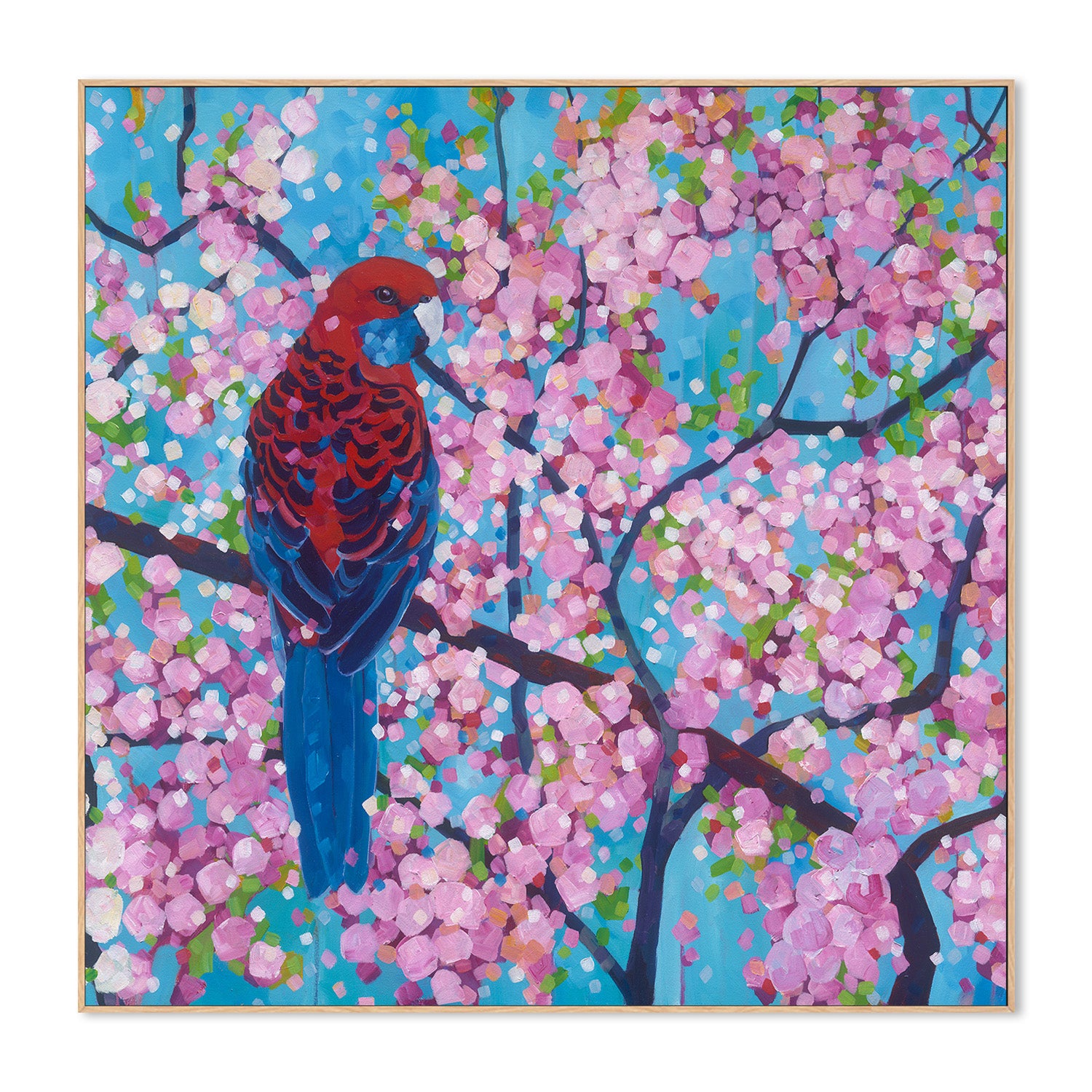 wall-art-print-canvas-poster-framed-Cherry Pink-4