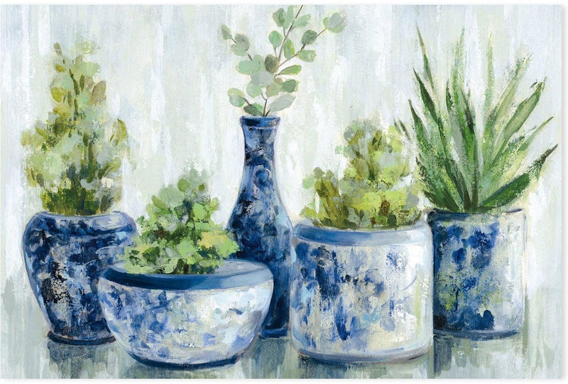 wall-art-print-canvas-poster-framed-Chinoiserie Plants Bright-by-Silvia Vassileva-Gioia Wall Art