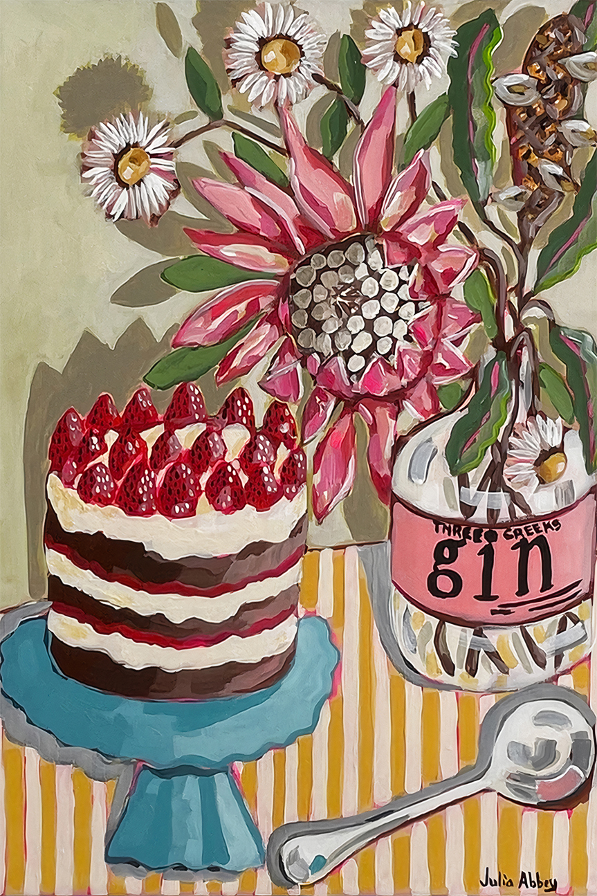 wall-art-print-canvas-poster-framed-Chocolate Sponge , By Julia Abbey-1