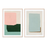 wall-art-print-canvas-poster-framed-Chroma & Solitaire, Set Of 2 , By Danhui Nai-GIOIA-WALL-ART