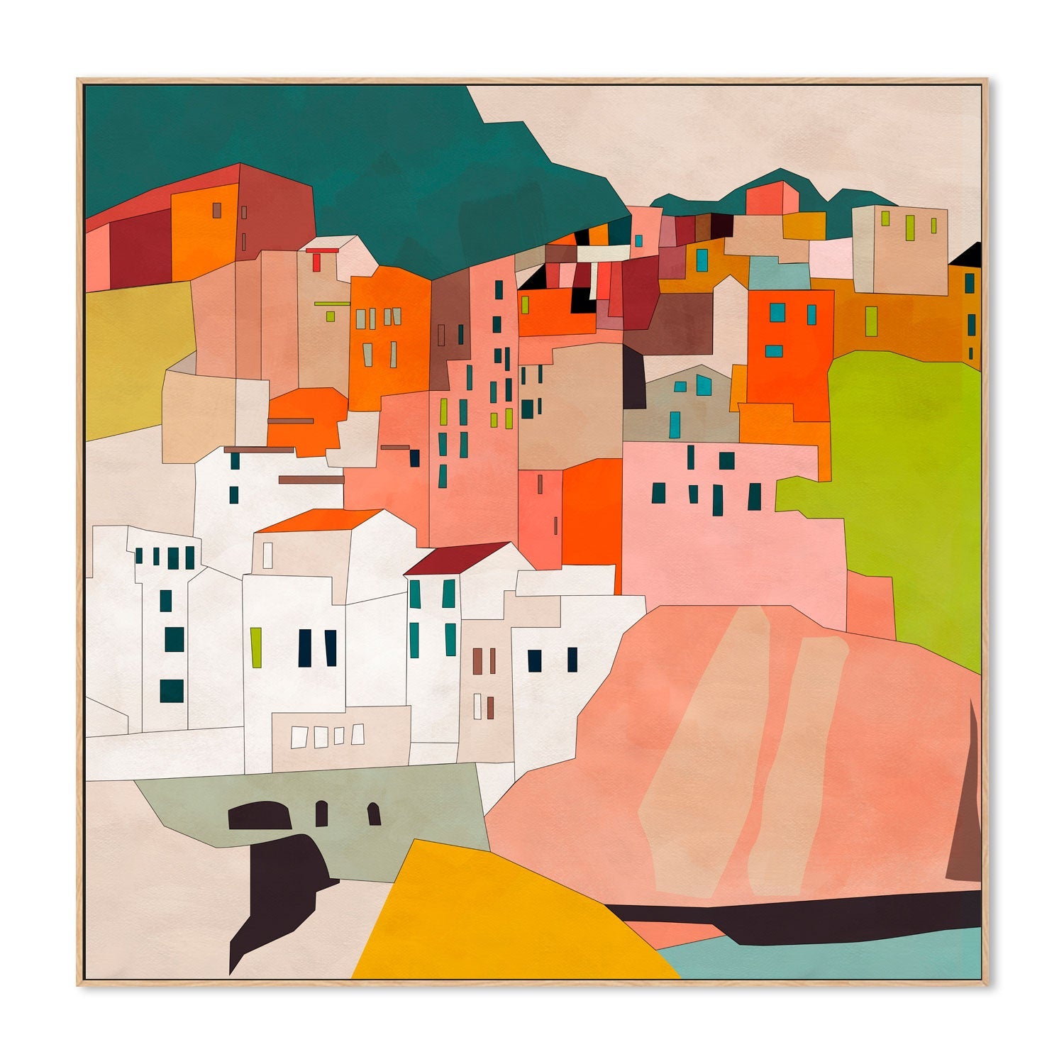 wall-art-print-canvas-poster-framed-Cinque Terre , By Ana Rut Bre-4