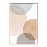 wall-art-print-canvas-poster-framed-Circles Beige-by-Dear Musketeer Studio-Gioia Wall Art