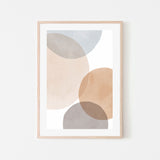 wall-art-print-canvas-poster-framed-Circles Beige-by-Dear Musketeer Studio-Gioia Wall Art