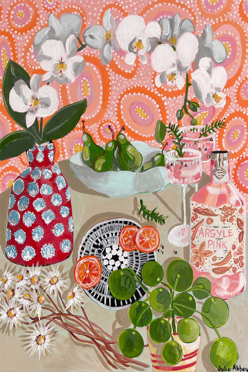wall-art-print-canvas-poster-framed-Circles , By Julia Abbey-1