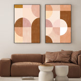wall-art-print-canvas-poster-framed-Circular Serenity, Style A & B, Set Of 2 , By Elena Ristova-GIOIA-WALL-ART