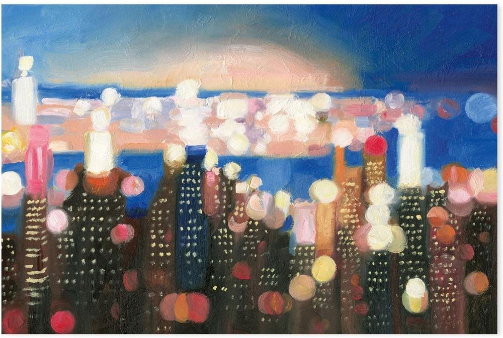 wall-art-print-canvas-poster-framed-City Lights, Style A-by-James Wiens-Gioia Wall Art