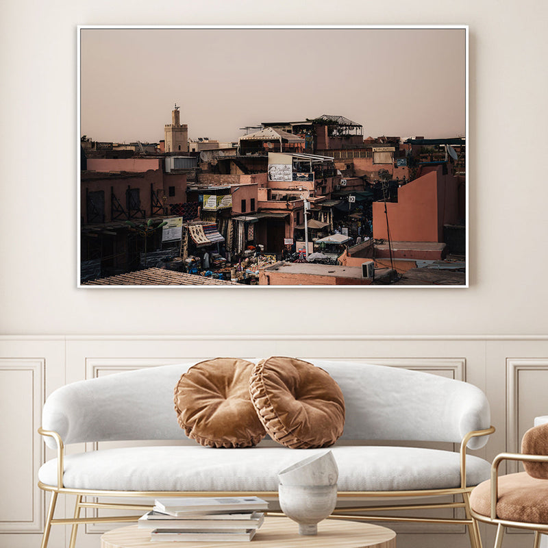 wall-art-print-canvas-poster-framed-City View , By Josh Silver-2