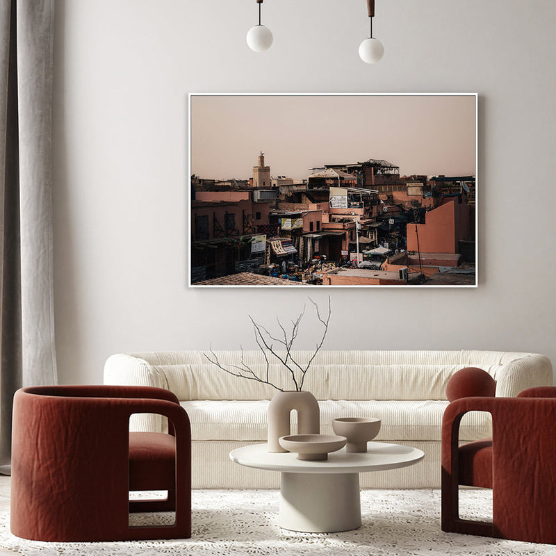 wall-art-print-canvas-poster-framed-City View , By Josh Silver-7