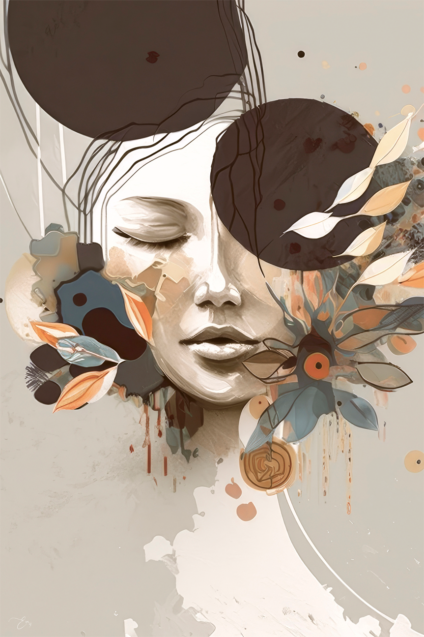 wall-art-print-canvas-poster-framed-Clara, Style A , By Bella Eve-1