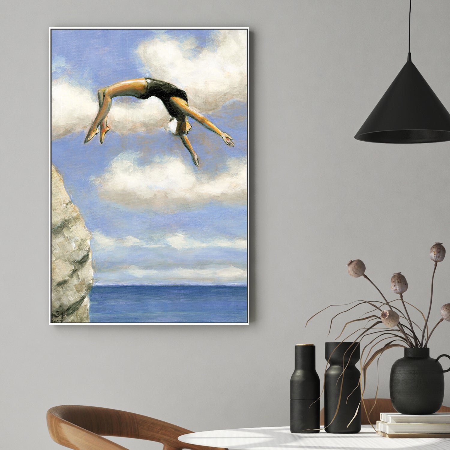 wall-art-print-canvas-poster-framed-Cliff Diving-2