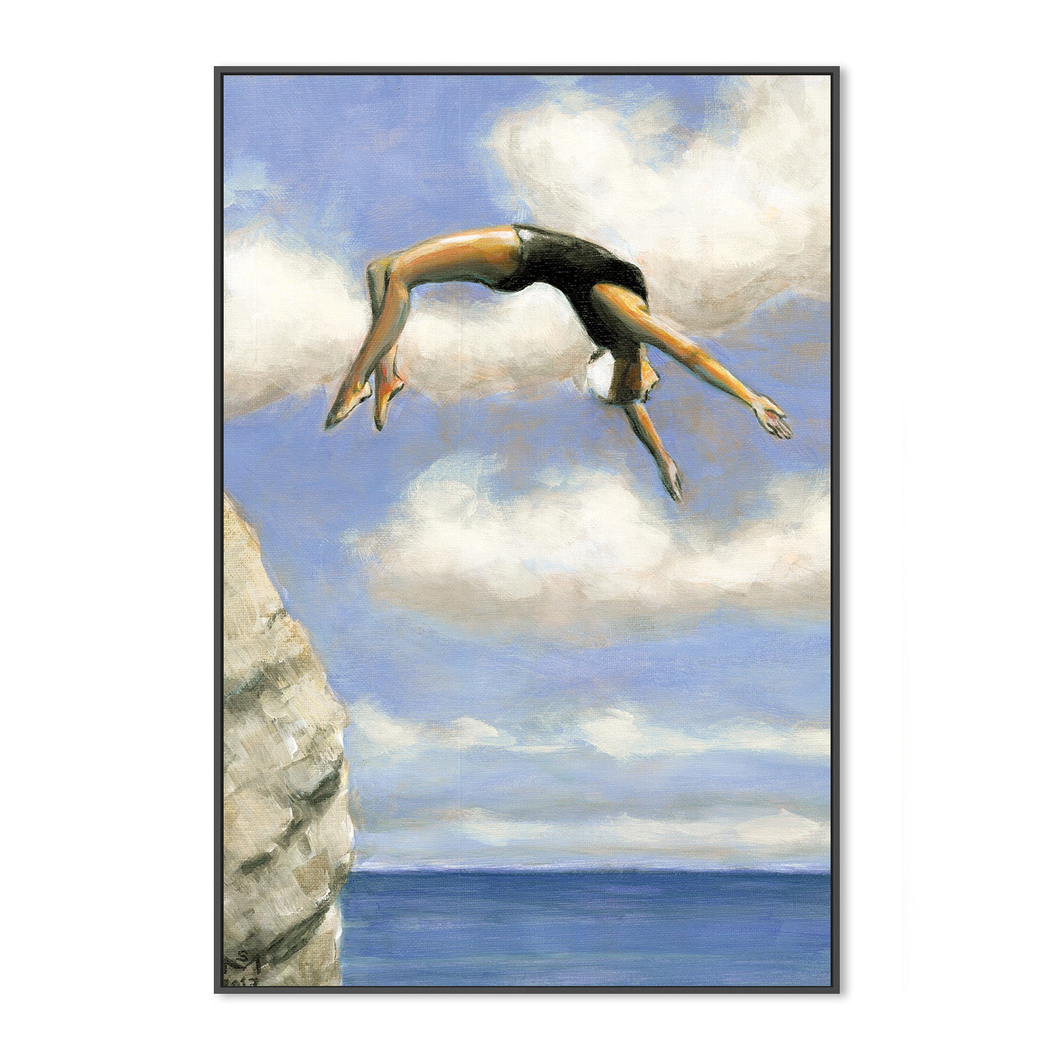wall-art-print-canvas-poster-framed-Cliff Diving-3