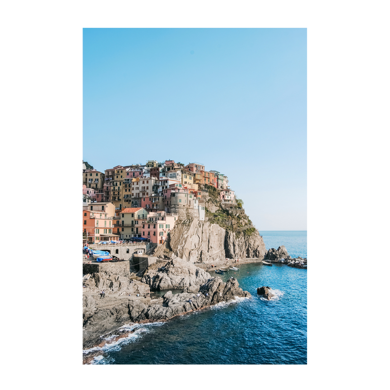 wall-art-print-canvas-poster-framed-Cliffs Of The Cinque Terre , By Leggera Studio-1