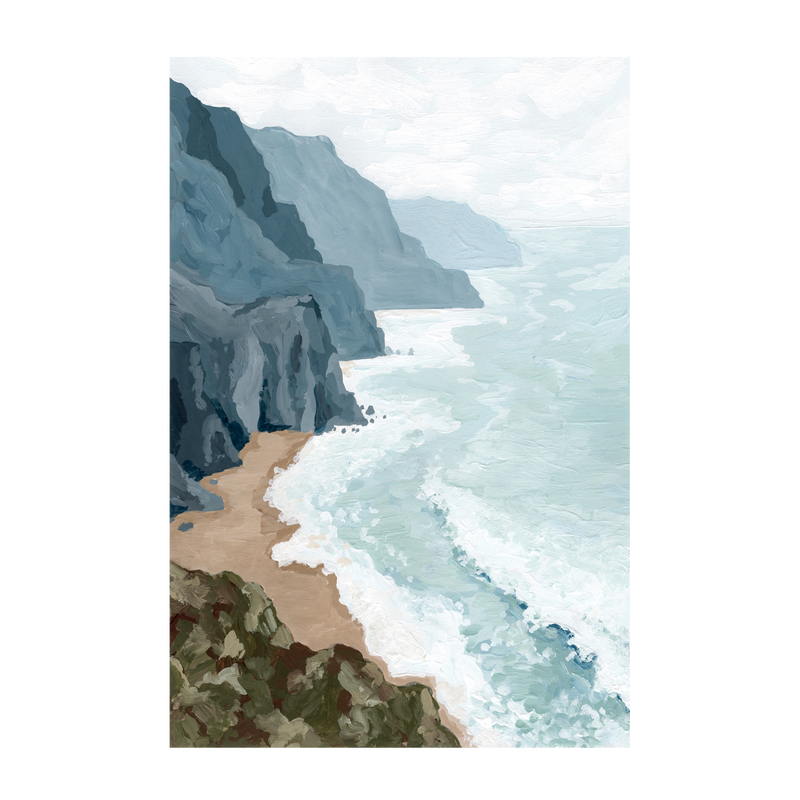 wall-art-print-canvas-poster-framed-Cliffs Shores , By Hannah Weisner-1