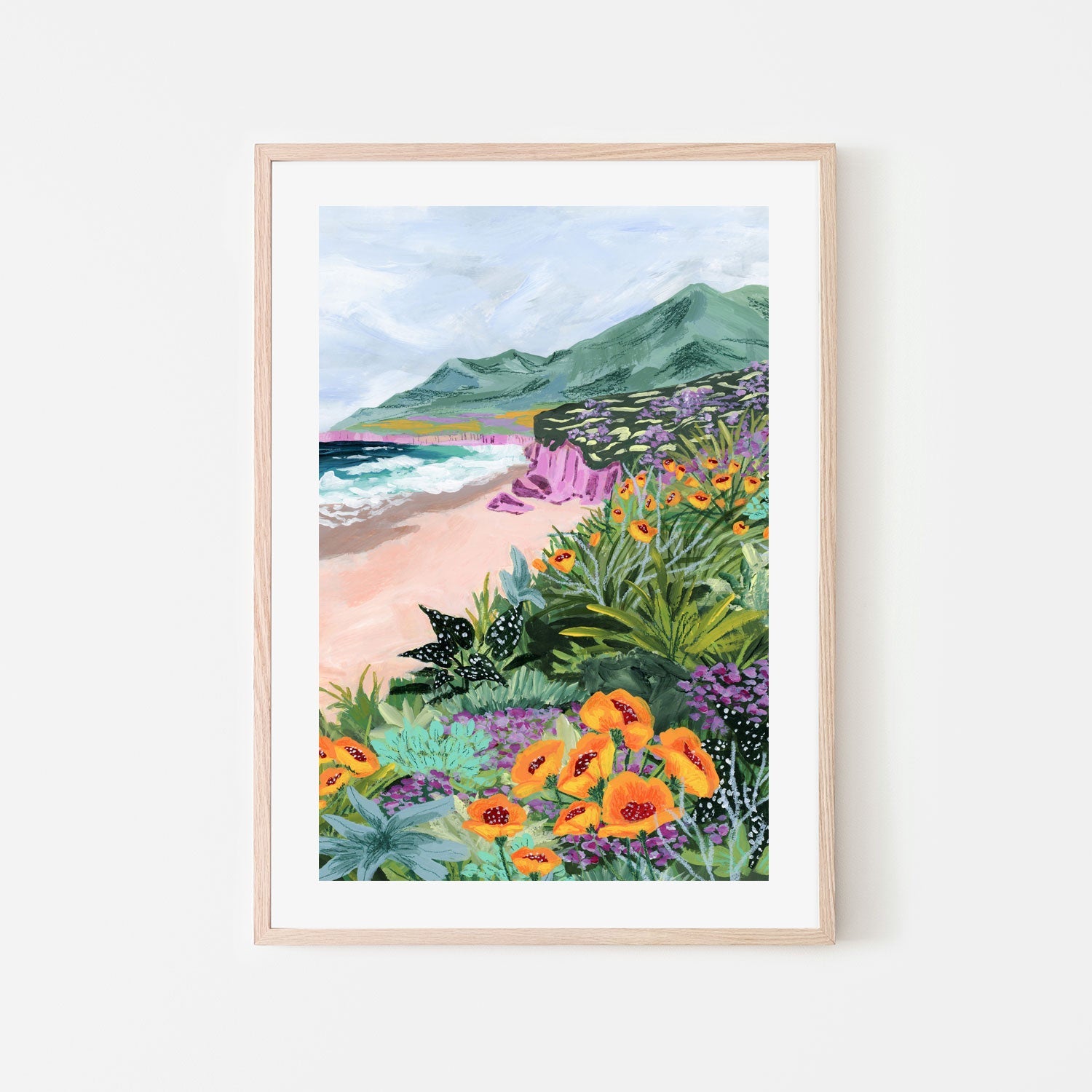 wall-art-print-canvas-poster-framed-Coastal Bluffs-6