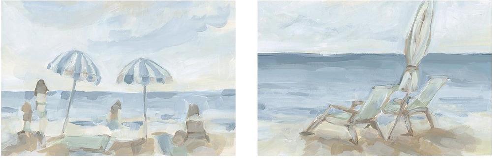 wall-art-print-canvas-poster-framed-Coastal Daydream-Idyllic Retreat, Set Of 2 , By Jetty Home-1
