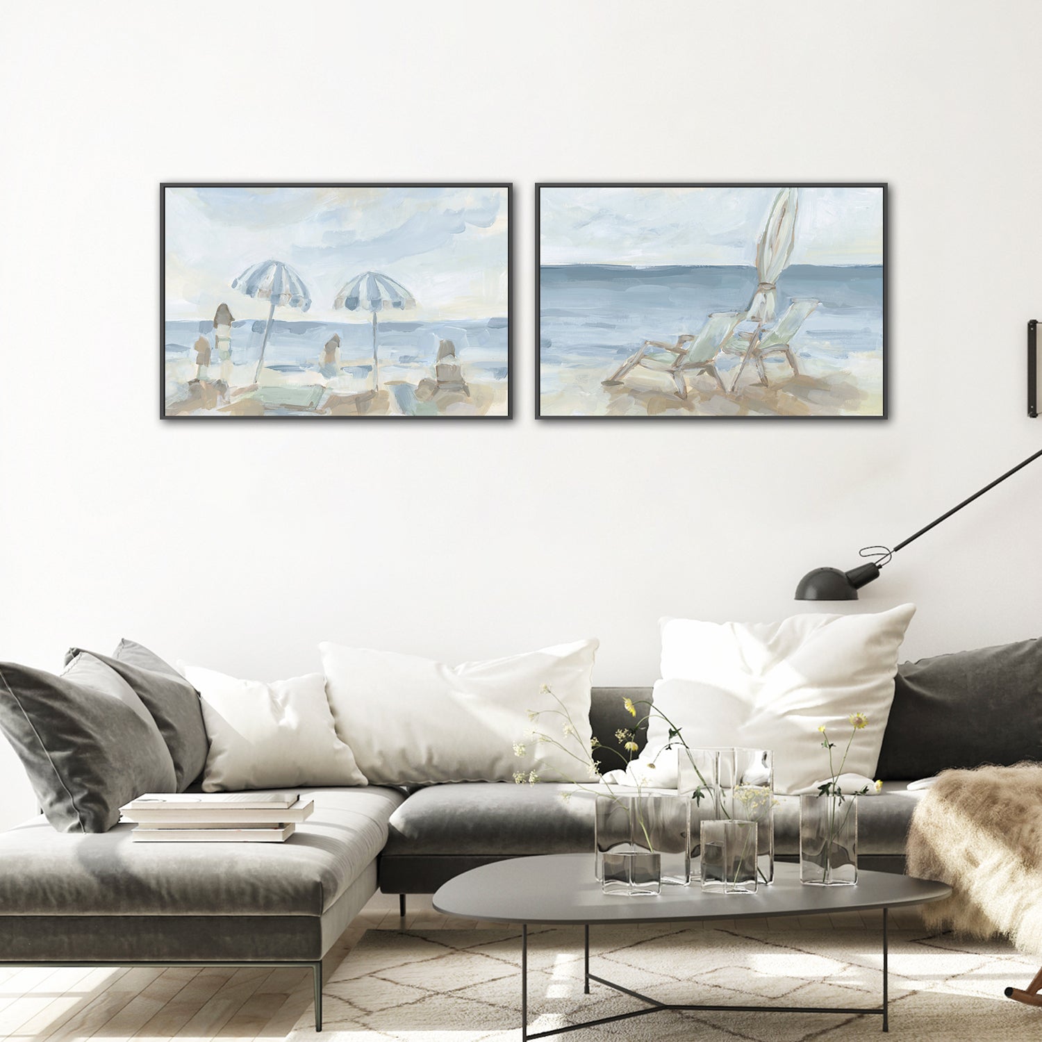 wall-art-print-canvas-poster-framed-Coastal Daydream-Idyllic Retreat, Set Of 2 , By Jetty Home-2