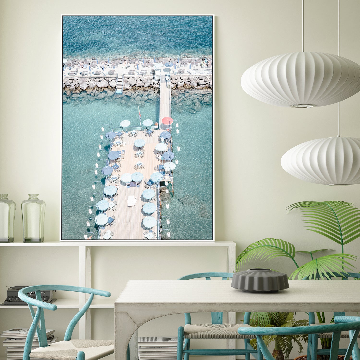 wall-art-print-canvas-poster-framed-Coastal Life Italy-7