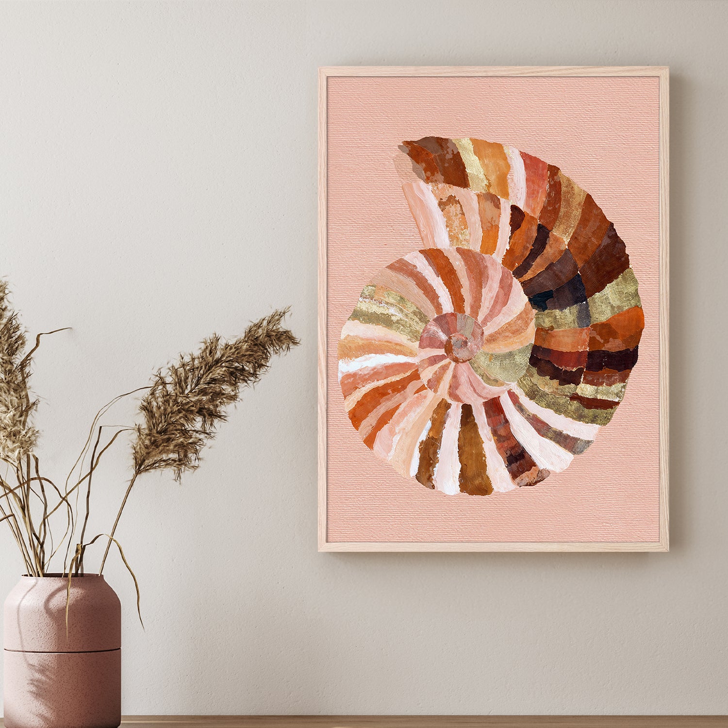 wall-art-print-canvas-poster-framed-Coastal Shell-2